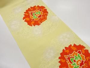 華紋模様織出し名古屋帯